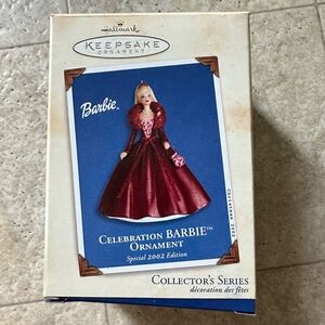 2002 Hallmark Celebration Barbie Ornament